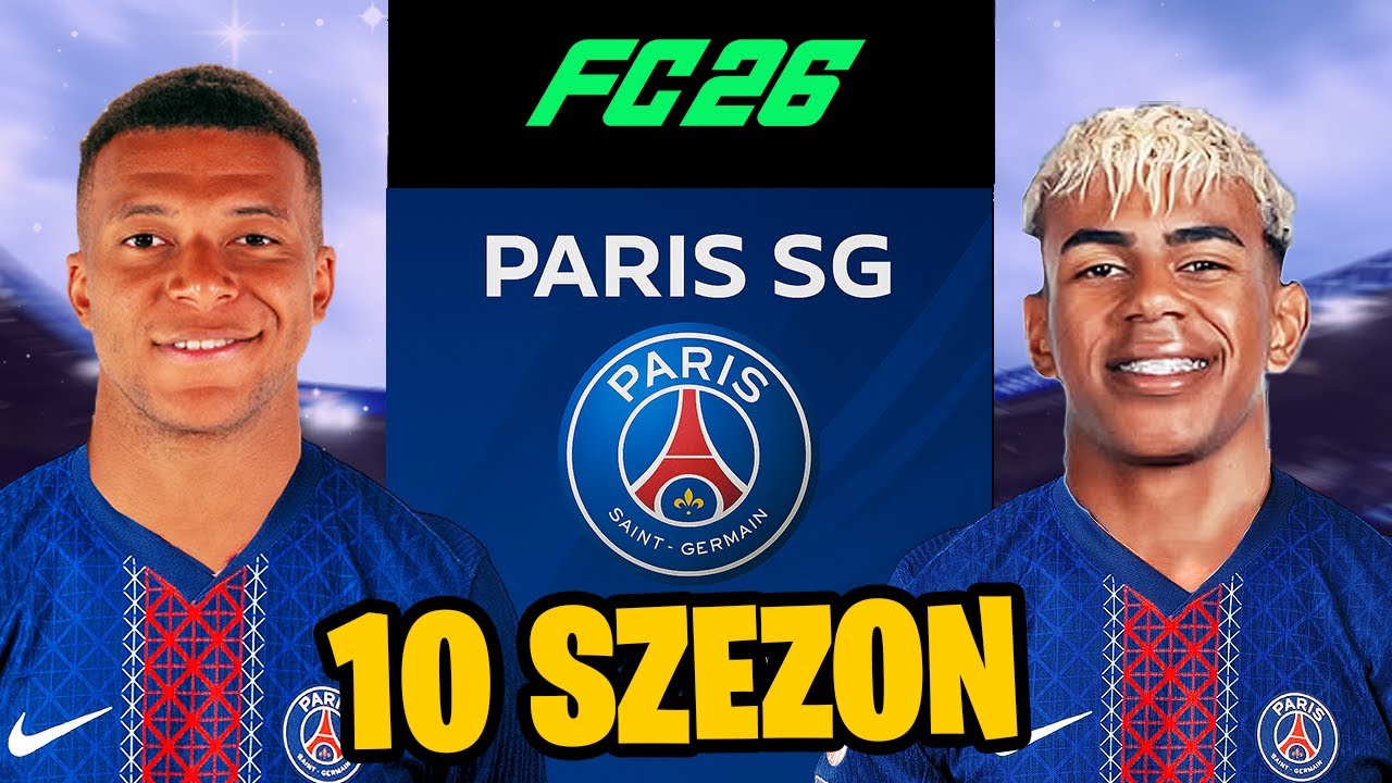 10 Szezonra a PSG Edzője lettem FC 26