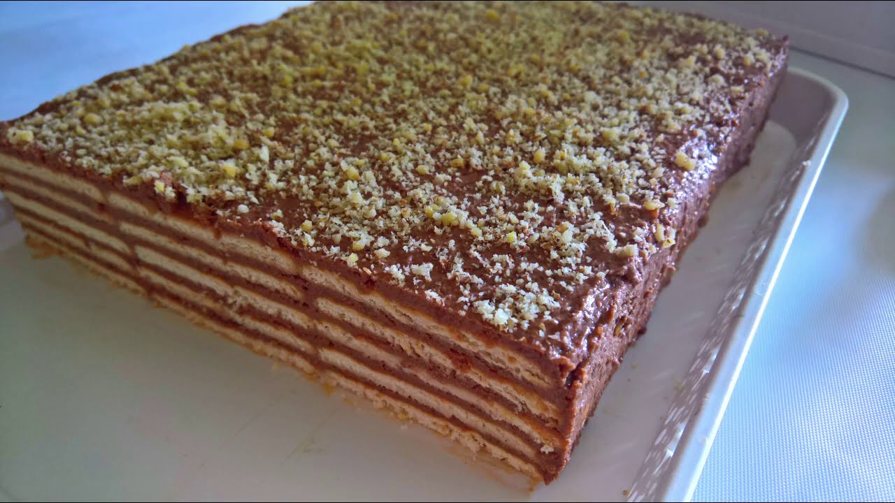 Čokoladna keks torta sa orasima/Jednostavna,preukusna