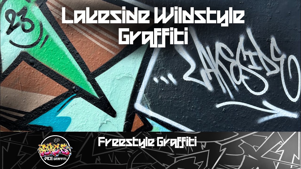 DICE Graffiti Action Painting Ep14: Wildstyle at Lakeside
