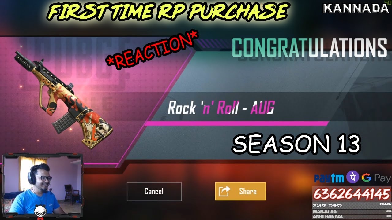 First Time PURCHASED RP | ಕನ್ನಡ | Season 13 Royal Pass in Kannada