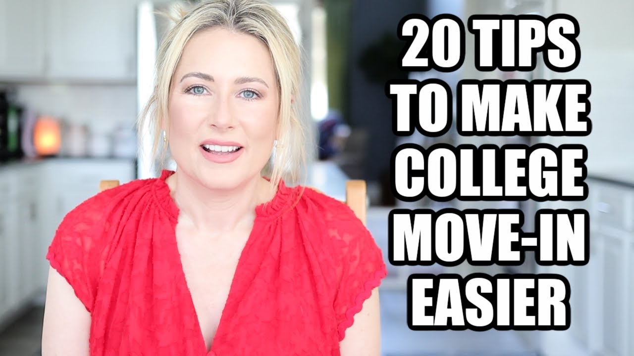 Top 20 Tips To Make College Move-In Easier | MsGoldgirl