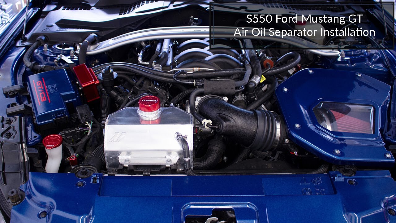 S550 Ford Mustang GT Air Oil Separator Installation