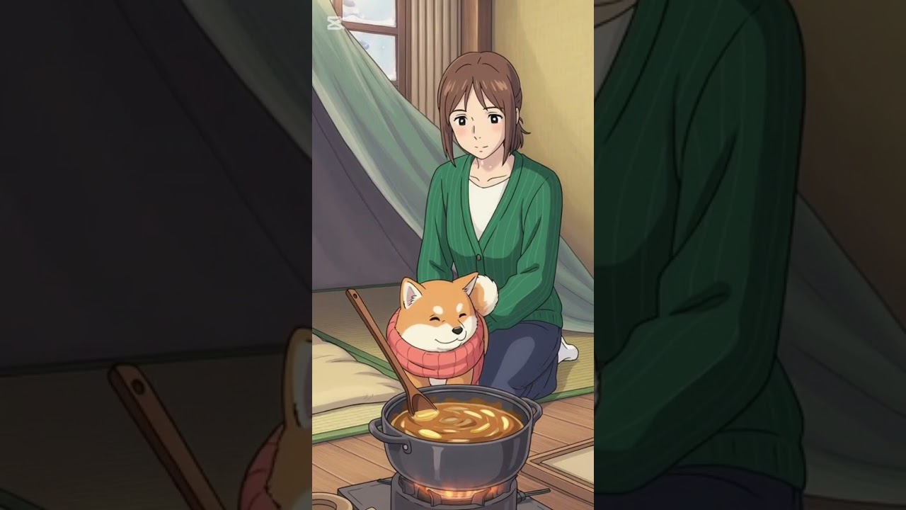 Snowy Evening at Home | Cozy Winter Coffee | Ghibli Inspired Ambience