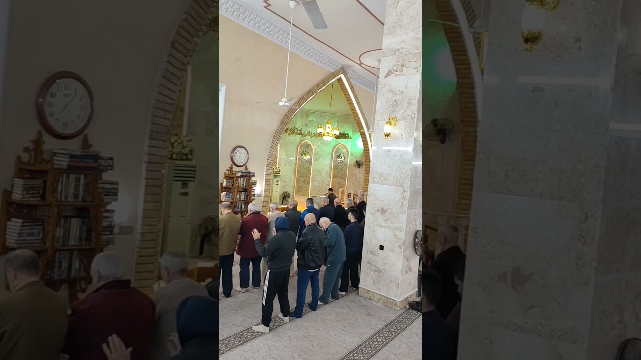شيخ علاء إمام وخطيب جامع محمد رسول الله ﷺ في زيونة 716-بغداد-العراق