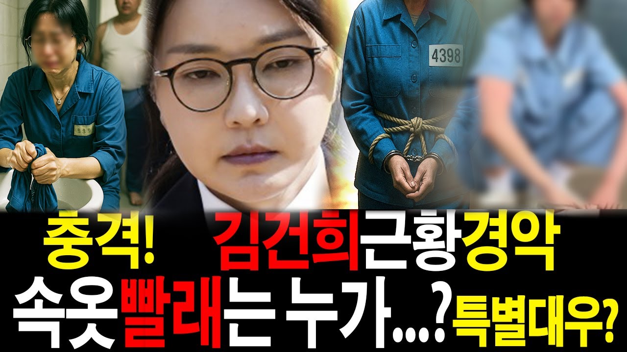 단독! 김건희 구치소 특혜 의혹… 속옷 빨래는 누가?