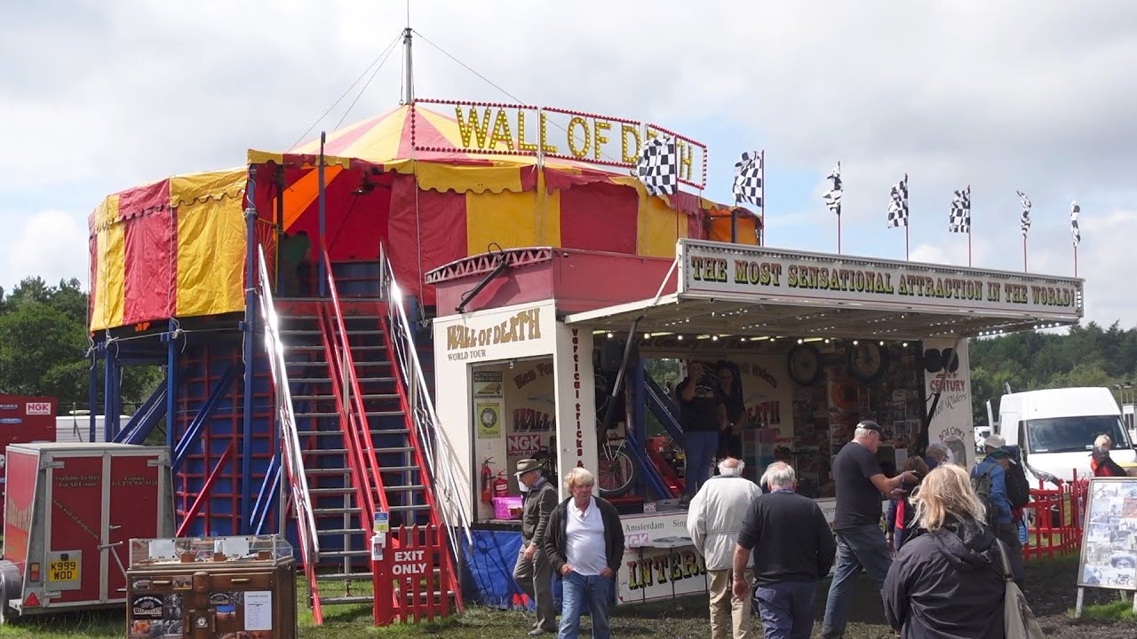 KEN FOX WALL OF DEATH @ CROMFORD STEAM FAIR 2021 | A RARE FUNFAIR TRADITION!! | FULL SHOW