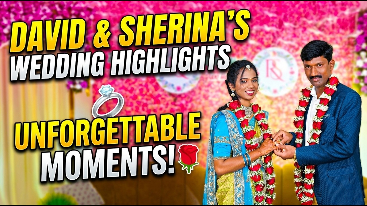 TAMIL WEDDING HIGHLIGHTS 2026 | THANJAVUR | DAVID & SHERINA | CHRISTIAN WEDDING | MARIYA DIGITALS