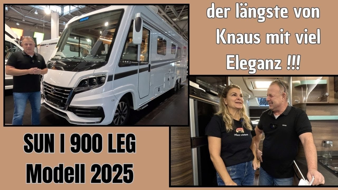 KNAUS SUN I 900 LEG - Modell 2025 - Schickes Wohnmobil mit Wohlfühlfaktor - Rundgang und Roomtour