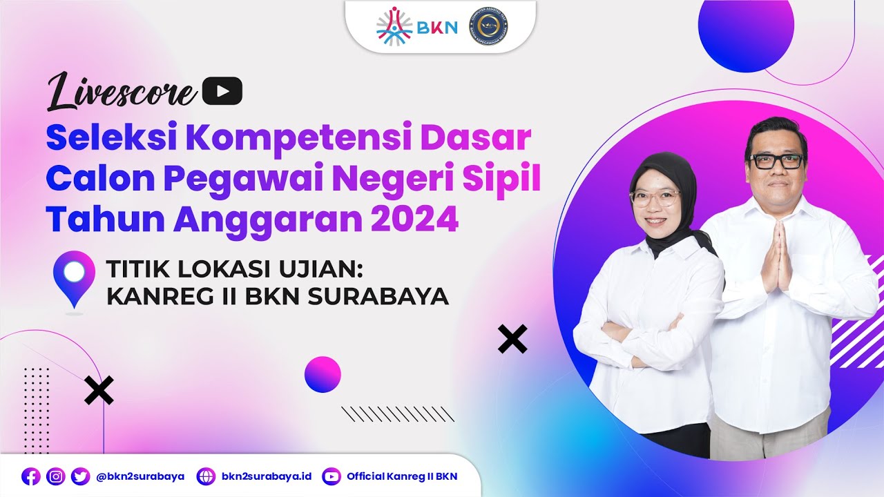 [ SESI 1 | 28 OKTOBER 2024] LIVESCORE SKD CPNS 2024 - TILOK KANREG II BKN SURABAYA