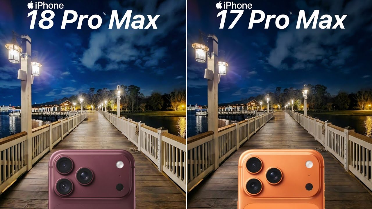 iPhone 18 Pro Max против iPhone 17 Pro Max: тест ночного режима камеры