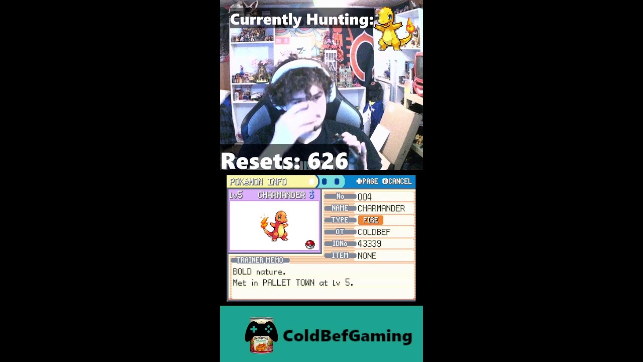 Shiny Hunting Charmander