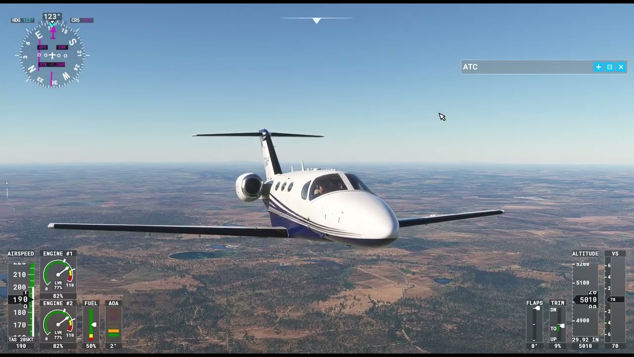 Citation Mustang departs Avara to Savilla Spain