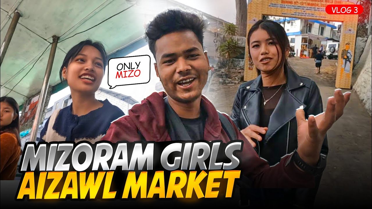 Mizoram Market Me Itni Stylish Girls 😍 | Aizawl City Local Market Tour