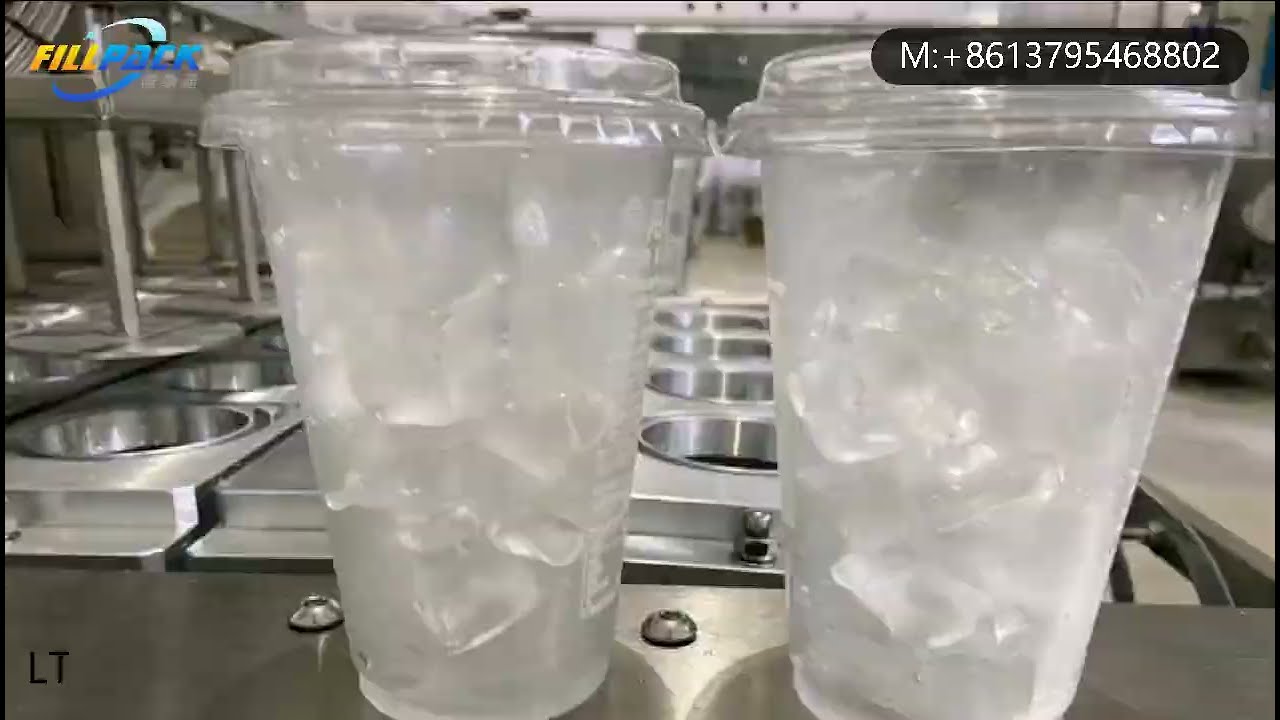 ICE CUBE CUP FILLING SEALING CODING CAPPING AND PACKING MACHINE