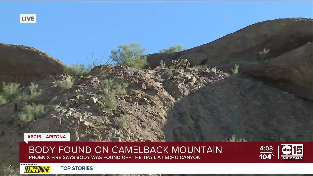 Phoenix Fire crews working to recover body from Camelback Mountain
