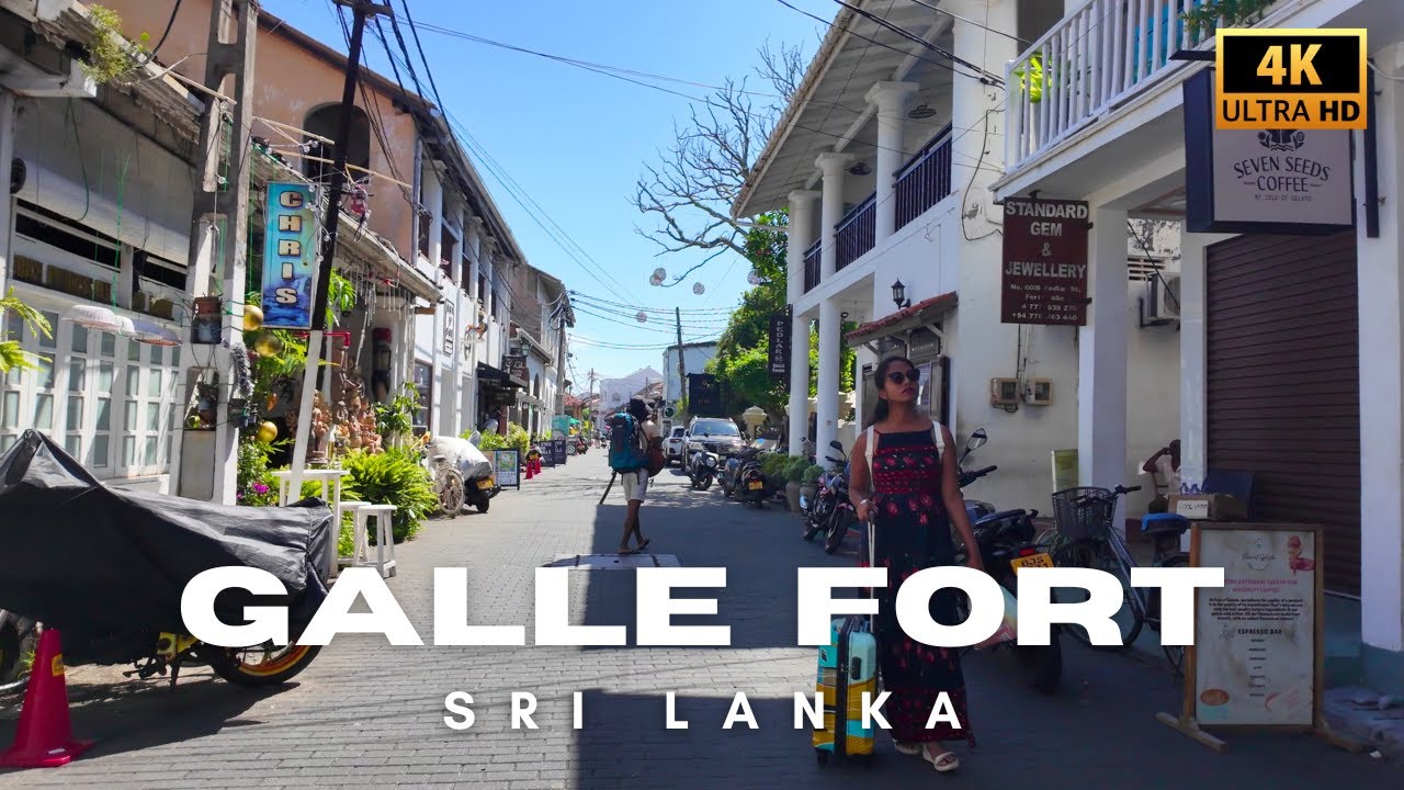Walking Through the Streets of Galle Fort, Sri Lanka | 4K Ultra HD Virtual Tour