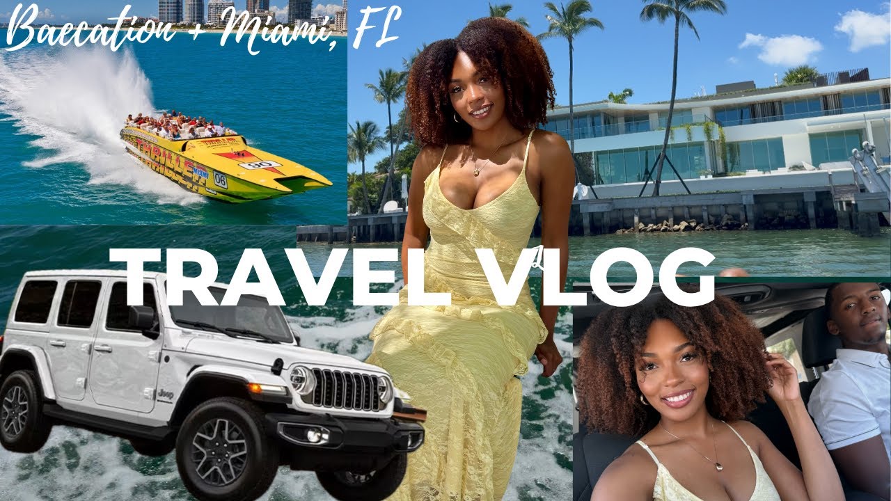 Weekly Vlog | Vacation + Miami + Boat Tour + South Beach + Baecation | Living With Jesus