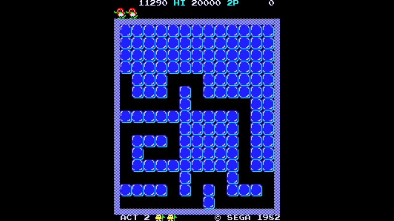 Jugando Pengo (Sega/Namco - 1982)