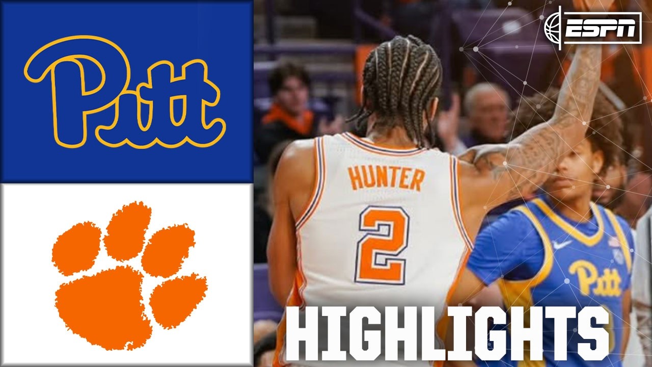Pittsburgh Panthers vs. Clemson Tigers | Full Game Highlights | ESPN College Basketball