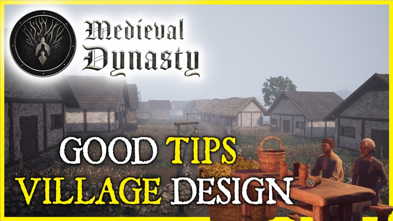 Medieval Dynasty | Village DESIGN TIPS✨💡| Guide on Planning & Aesthetics!