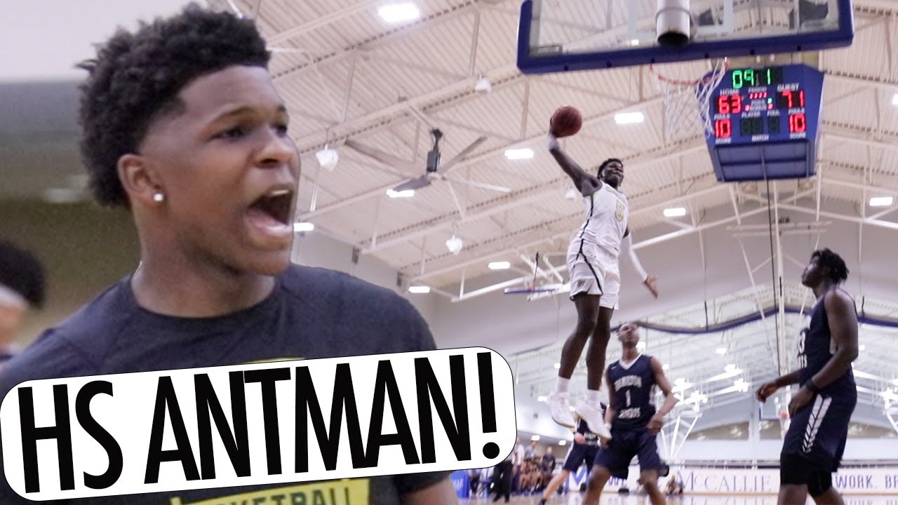 Young Ant-Man Was DIFFERENT! Anthony Edwards' Wildest High School Game