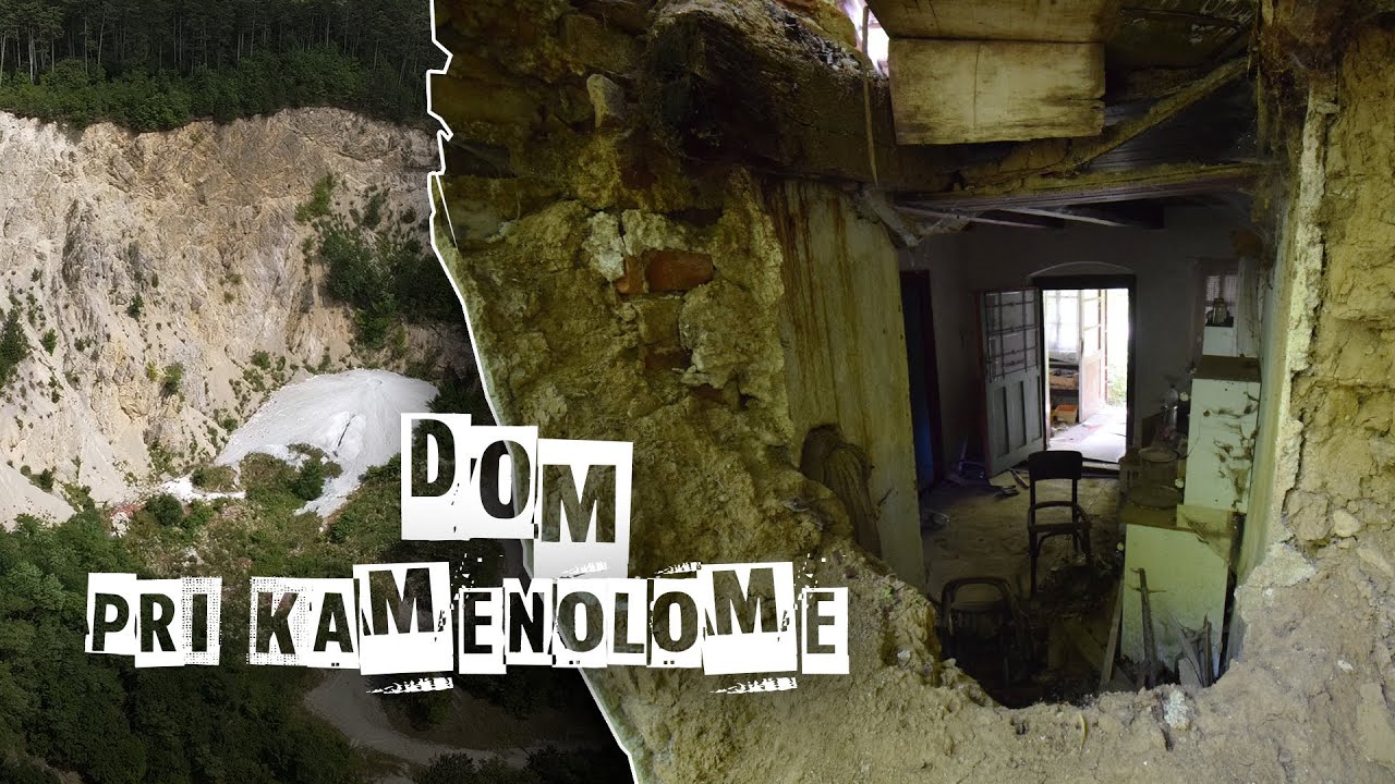 Opusten&yacute; dom pri kameňolome