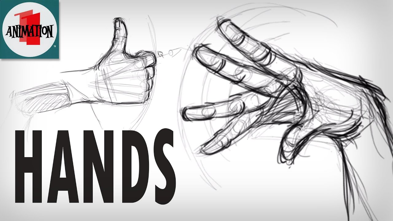 HOW TO DRAW HANDS - 1 on 1 Animation
