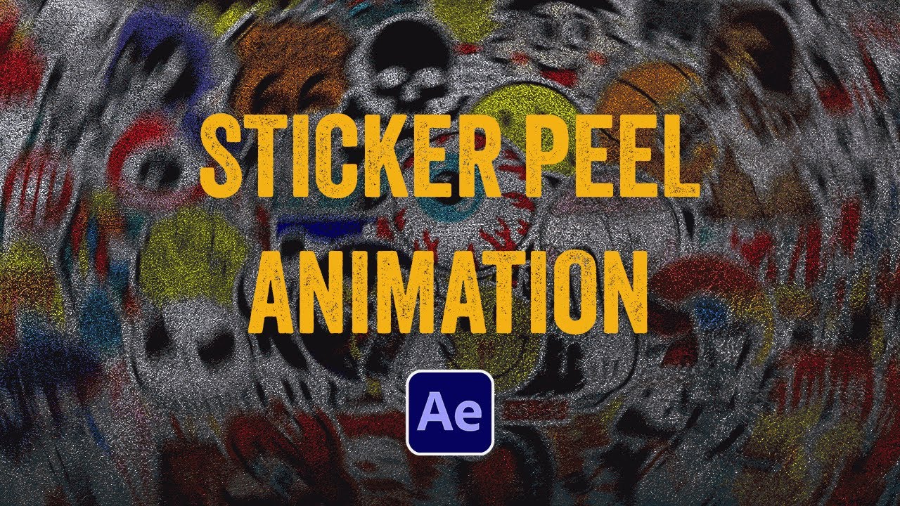 TRENDY Sticker Peel Animation in After Effects! (Super Easy!)