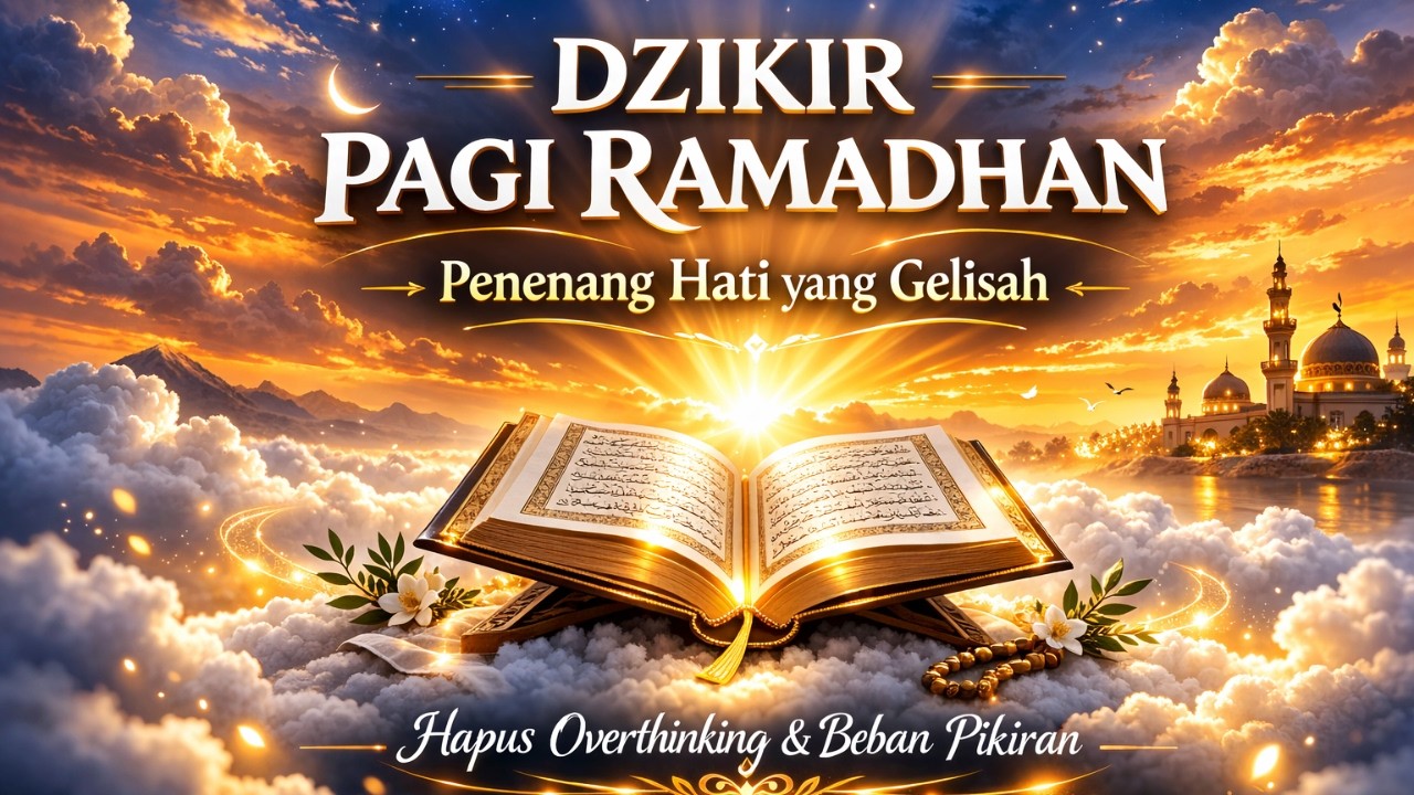 DZIKIR PAGI RAMADHAN | Penyejuk Hati dan Pengusir Rasa Cemas Sedih | Menjemput Berkah di Bulan Suci