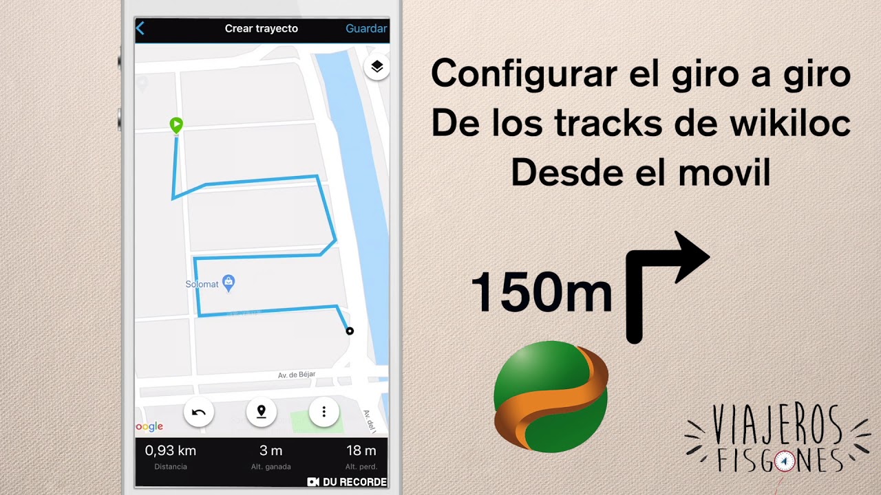 Configurar desde el móvil el aviso de giro a giro en tracks de Wikiloc para GPS Garmin