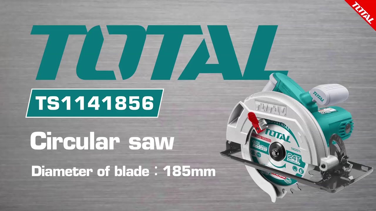 UTS1141856 Sierra circular 1400W. Total Tools Carbone.