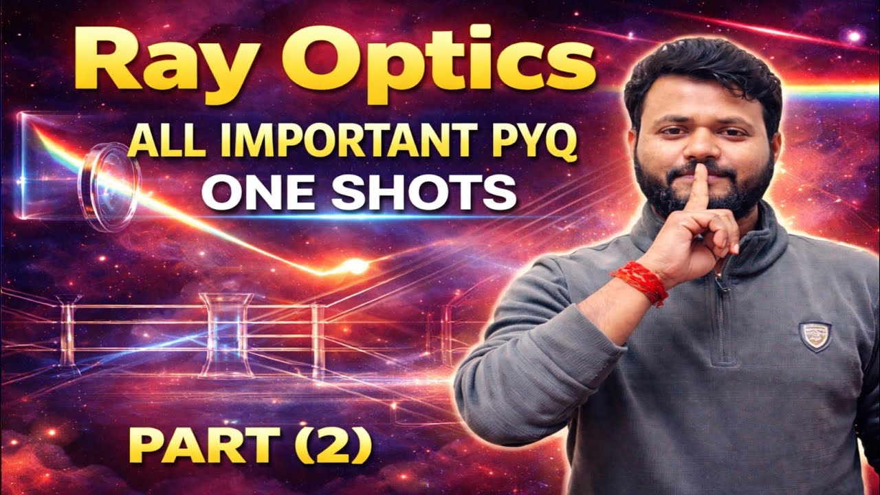 Ray Optics Part 2 Class12 Physics 3,5 marks all pyq  by Vivek Sir