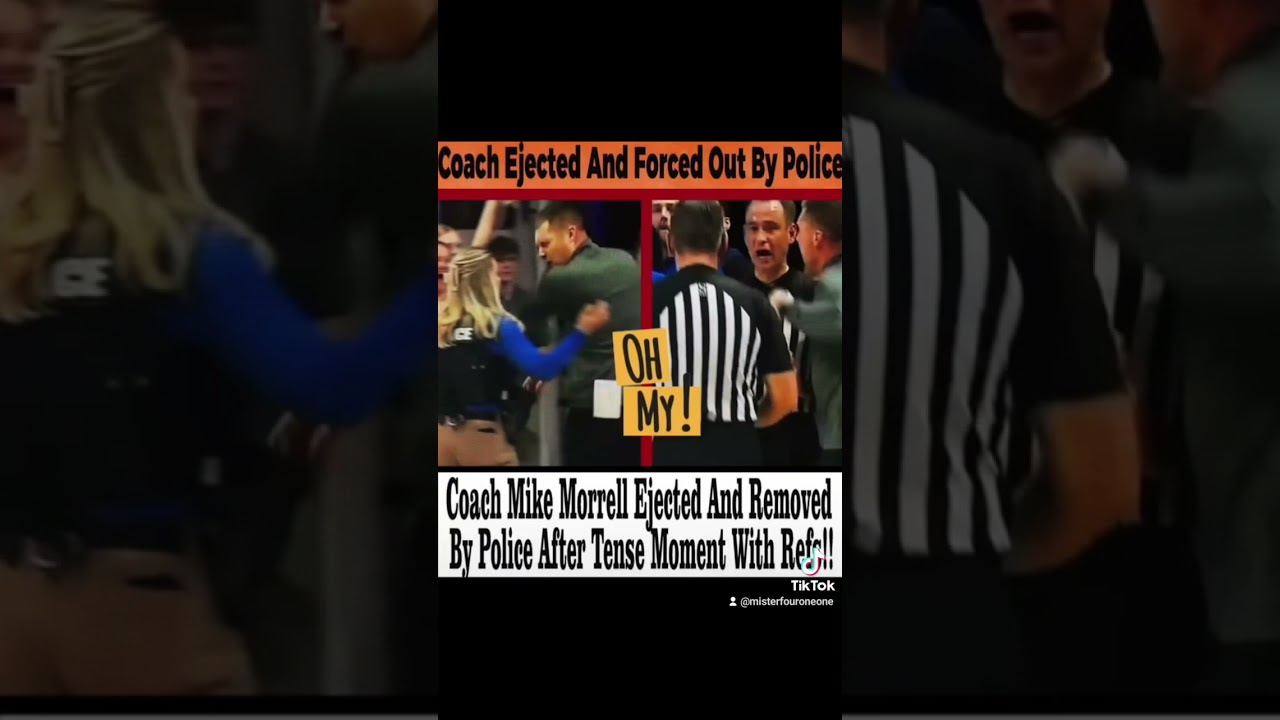 🏀🍿Chaos in Carolina: Coach Morrell Ejected in Wild Final Seconds!🏀🍿