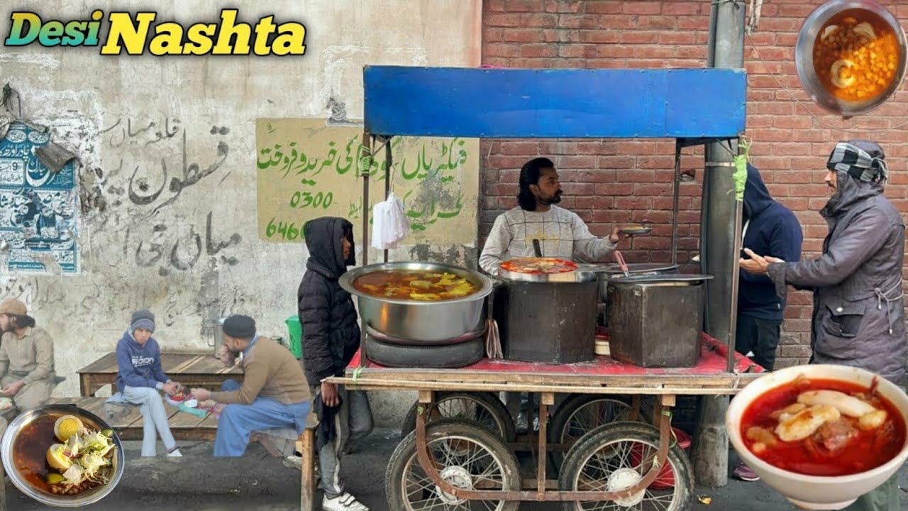 DESI PAKISTANI ROADSIDE BREAKFAST IN GUJRANWALA 😍 ADEEL ANDA CHNAY | BEST  STREET FOOD PAKISTAN 2026