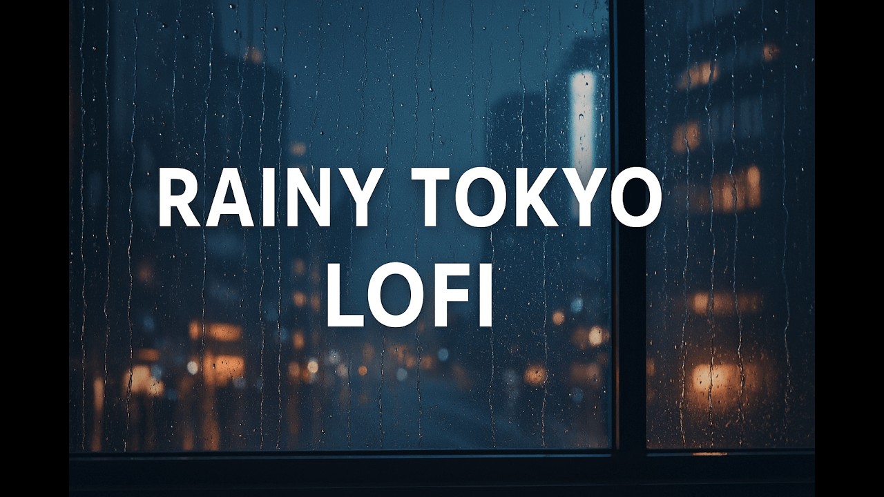 Rainy Tokyo Lofi — 1 Hour Study & Focus Music (No Vocals)