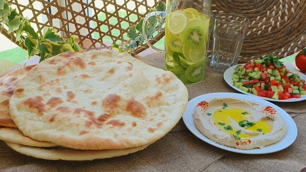 פיתות עיראקיות || Iraqi pita bread