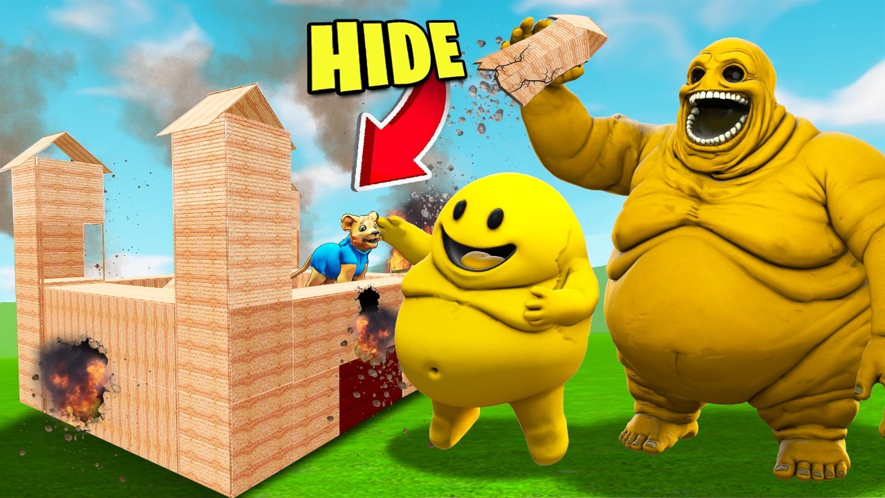 Сможет ли ОЖИРЕНИЕ съесть мой ФОРТ?! (Garry's Mod Sandbox)