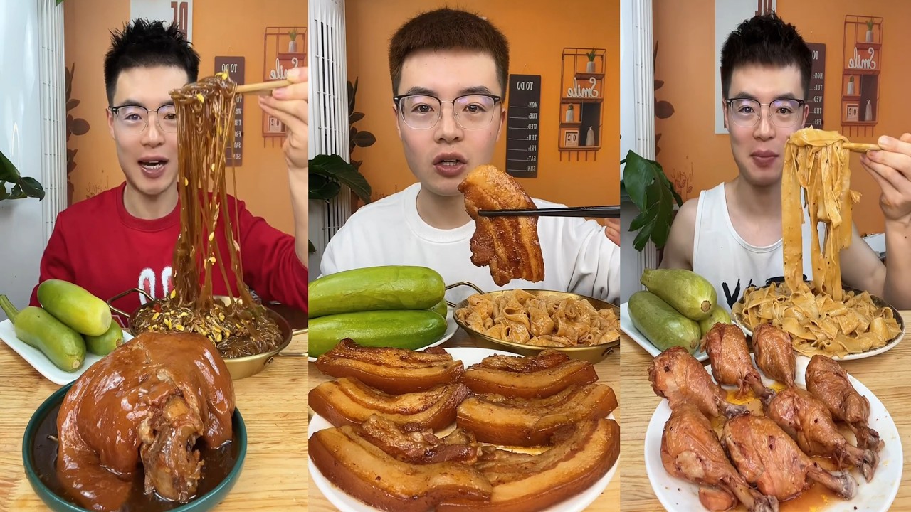 【ASMR】【MUKBANG】東坡肉 BRAISED PORK BELLY | EATING SHOW |CHINESE MUKBANG |食べ |吃播 FANG ASMR #咀嚼音 #221