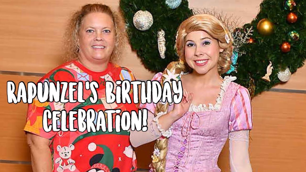 Rapunzel's Royal Table Birthday Celebration Dinner Party! on Disney Magic Cruise