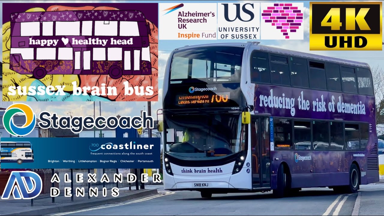 [Stagecoach South: Coastliner 700 Littlehampton to Brighton via Worthing] Brain Bus ADL Enviro400MMC