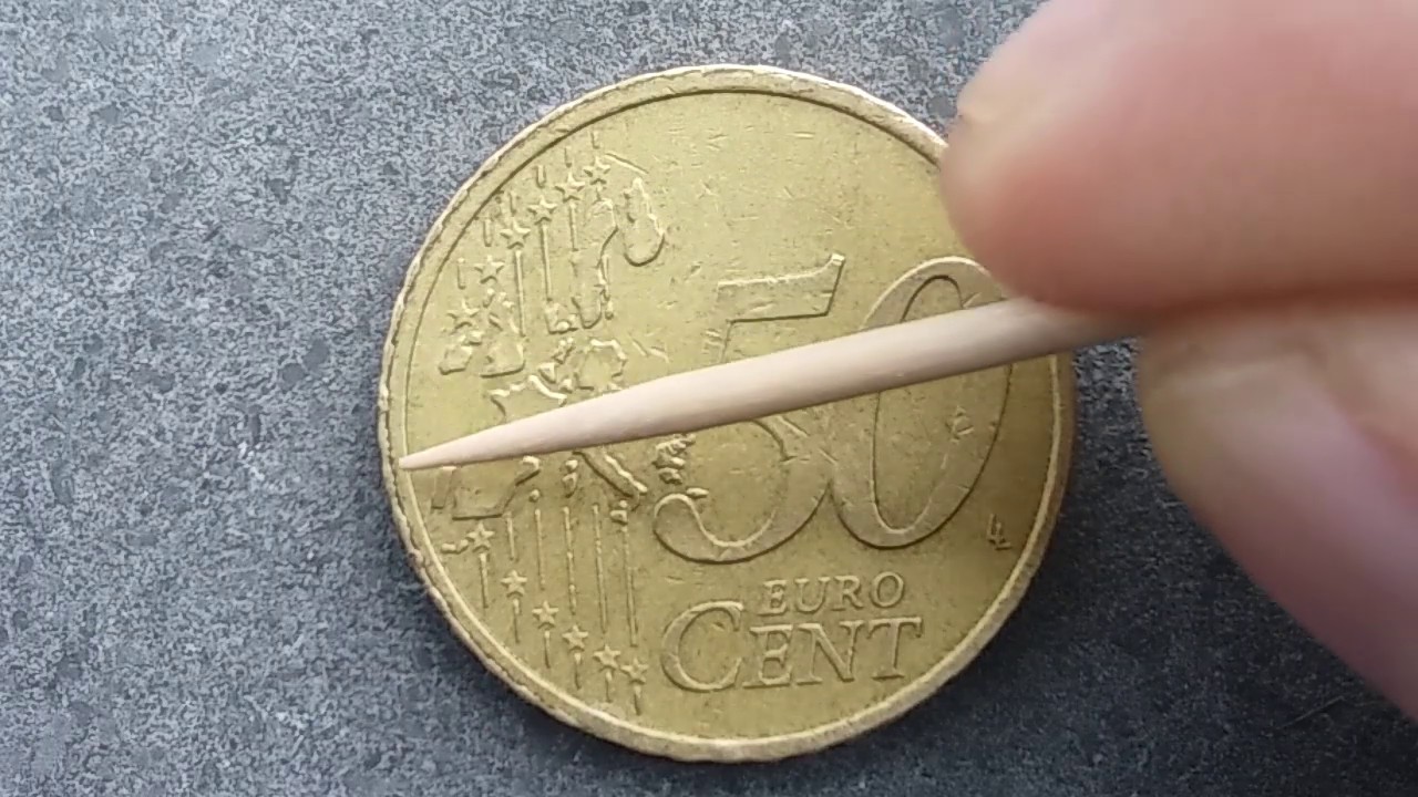 ULTRA RARE 50 CENT ERROR DEFECT=337,750,000 #GERMANY 2002