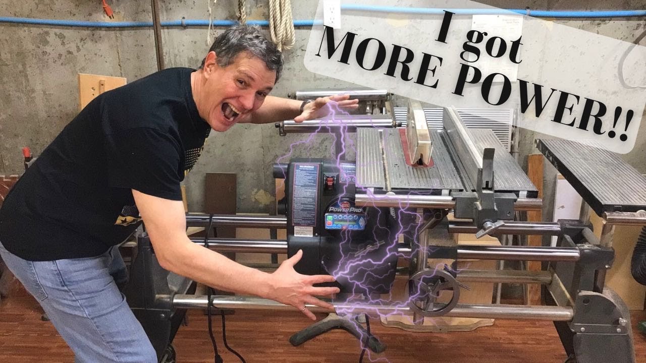 I unbox my Shopsmith Power Pro headstock & test It