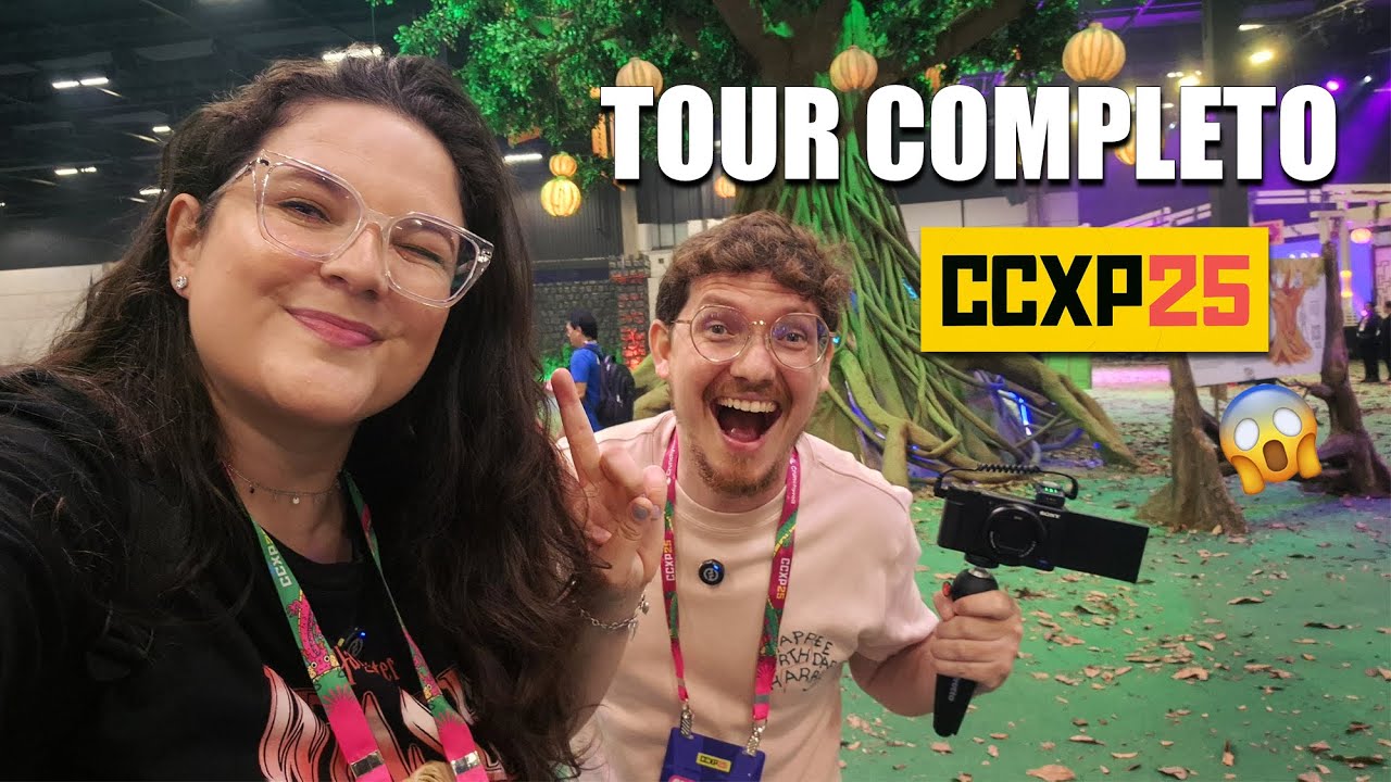 CCXP25 TOUR COMPLETO: Os Melhores Stands e Brindes 🎬