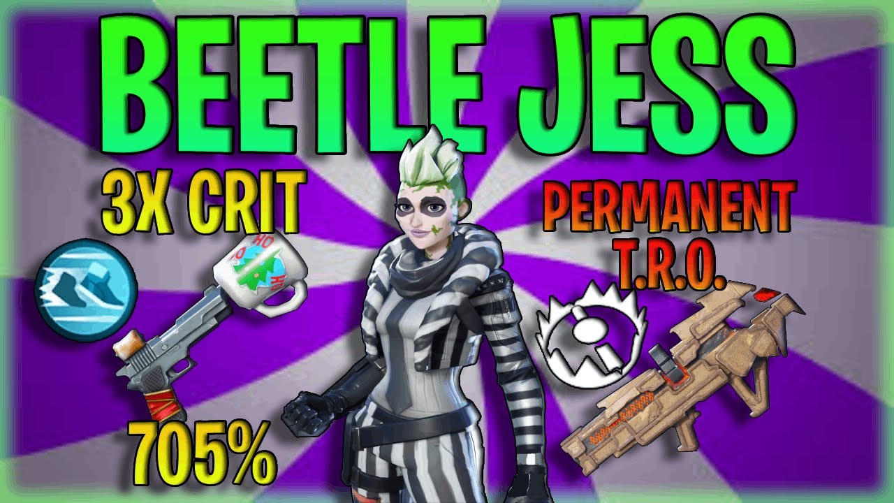 STW: Beetle Jess 3x-Crit Cocoa 45 Build (705% Crit Damage)