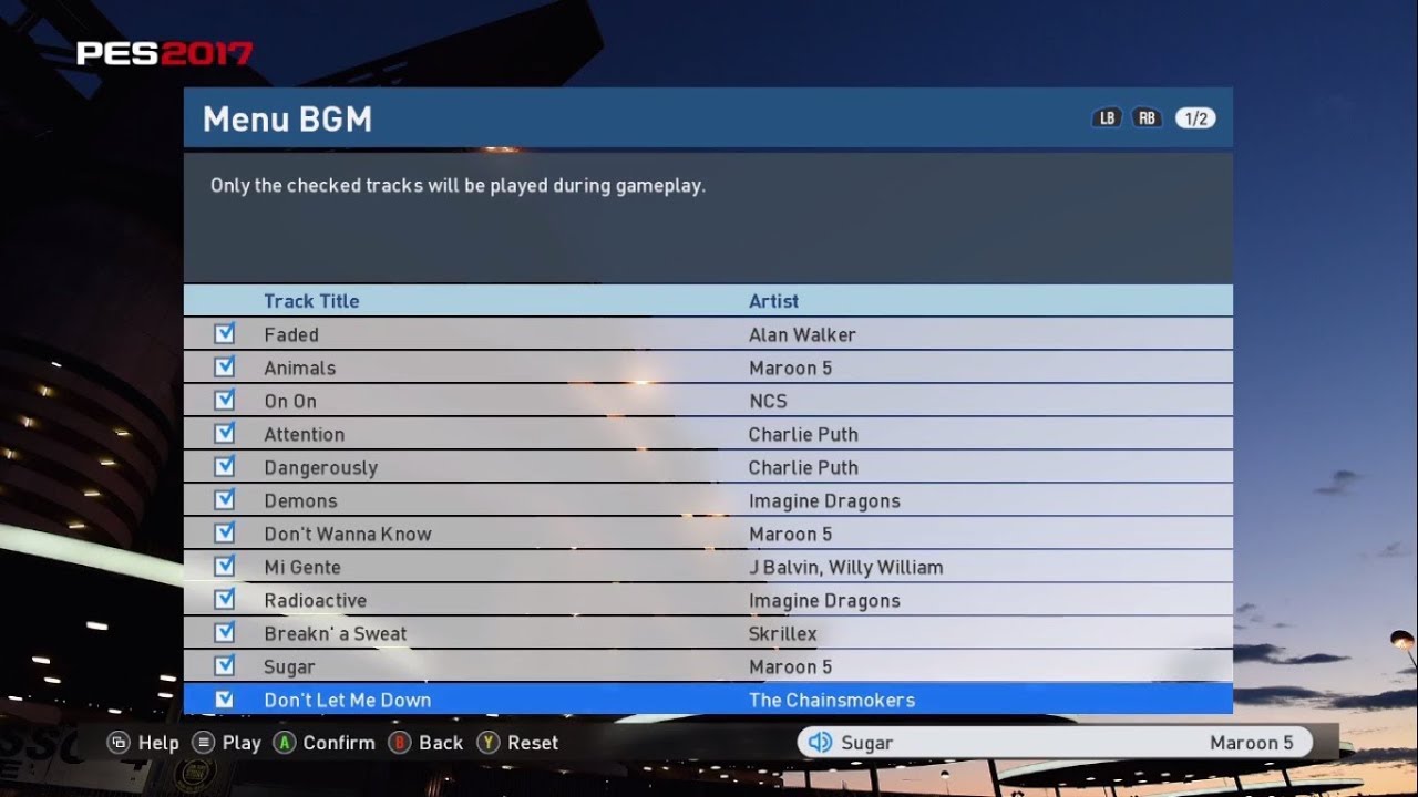 How to Change Main Menu Music in PES 2017