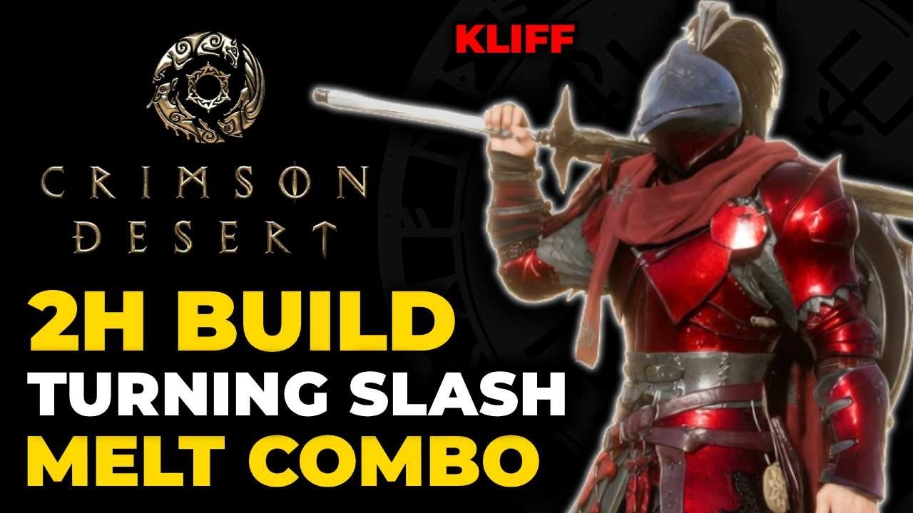 CRAZY 2H Sword Build Crimson Desert - Turning Slash COMBO Deletes Bosses! (Max Damage Rotation)