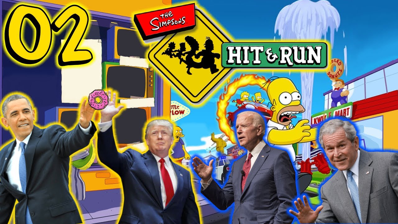 Президенты США играют | Симпсоны: Наезд и побег! - 02