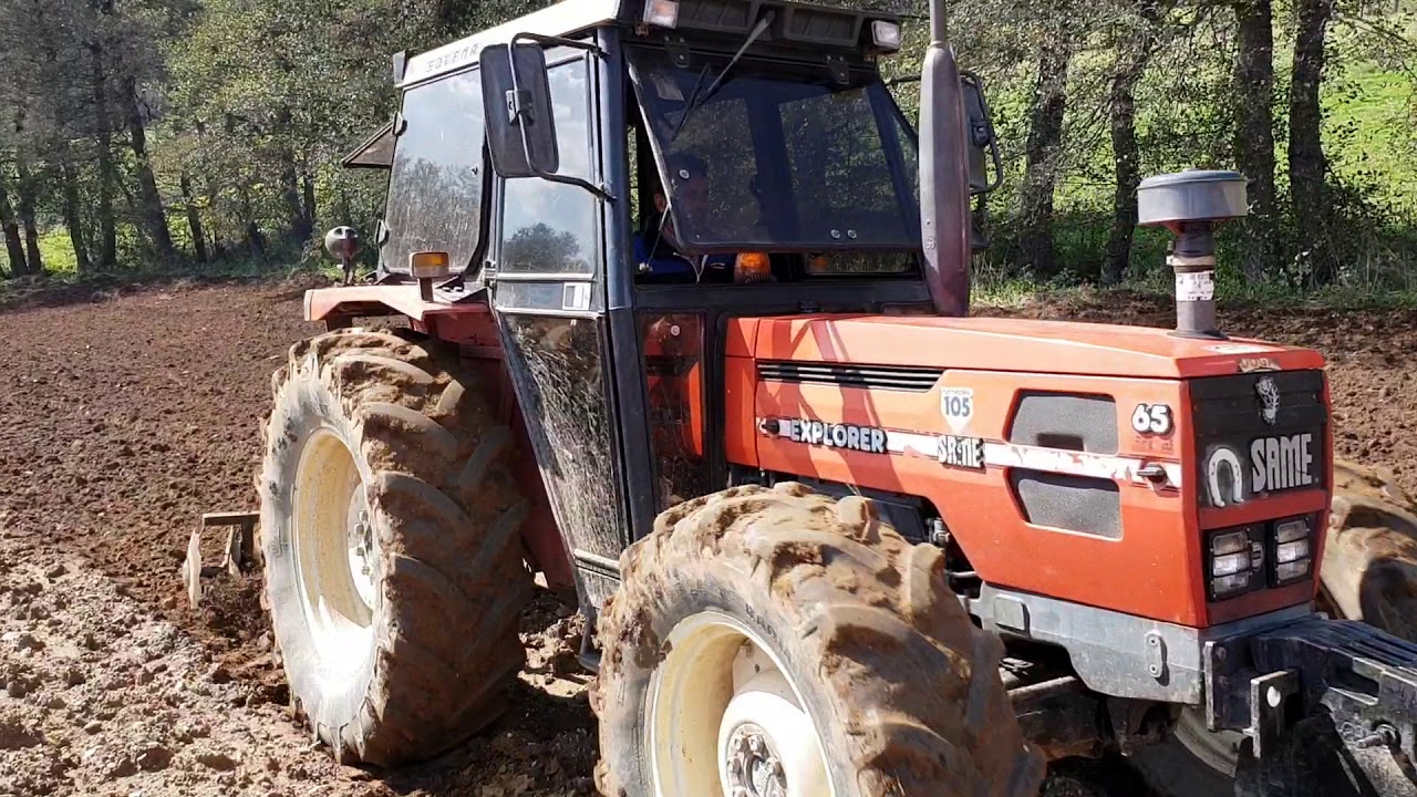 Preparazione terreno per semina con Same explorer  65