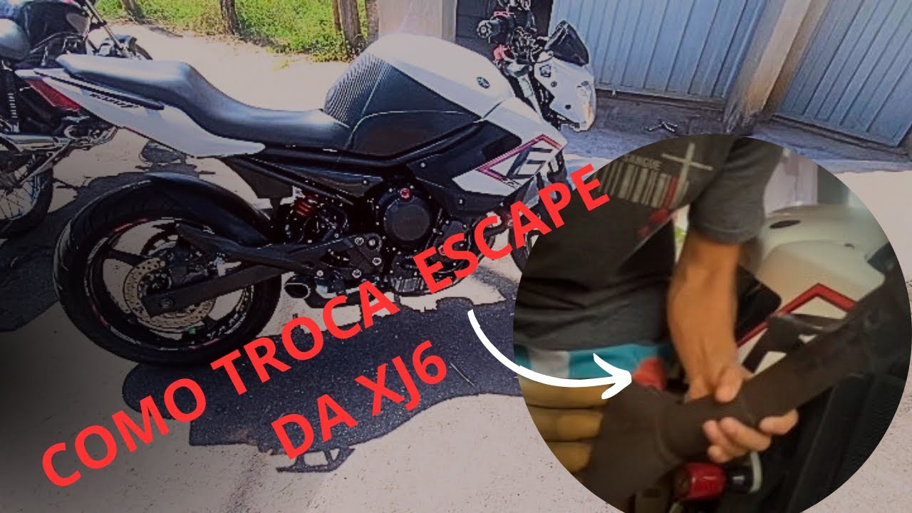 COMO TROCA ESCAPAMENTO DA XJ6!*DICAS