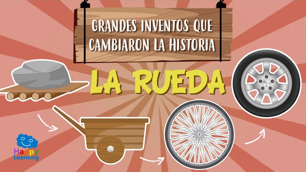 LA RUEDA. Grandes inventos que cambiaron la historia | V&iacute;deos Educativos para Ni&ntilde;os